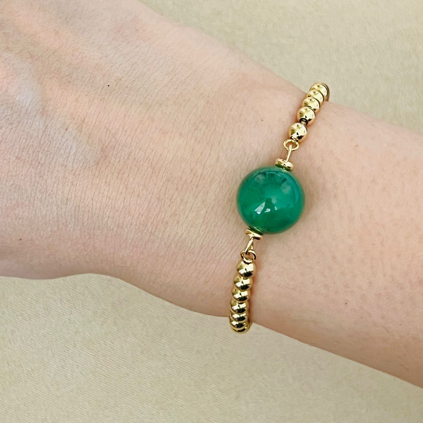 Chrysoprase La Forma Bracelet