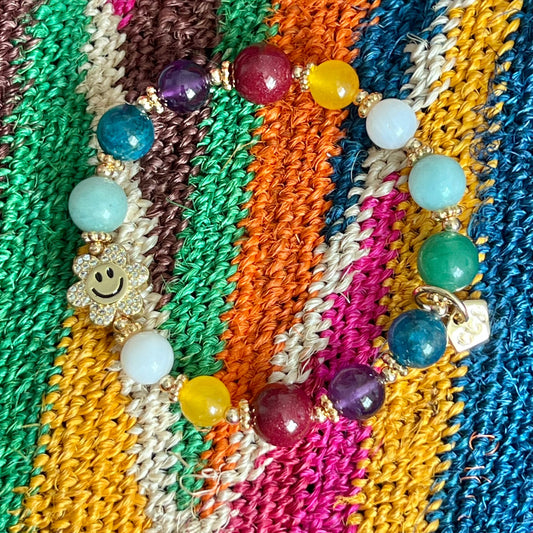 Smile! Rainbow Flower Bracelet