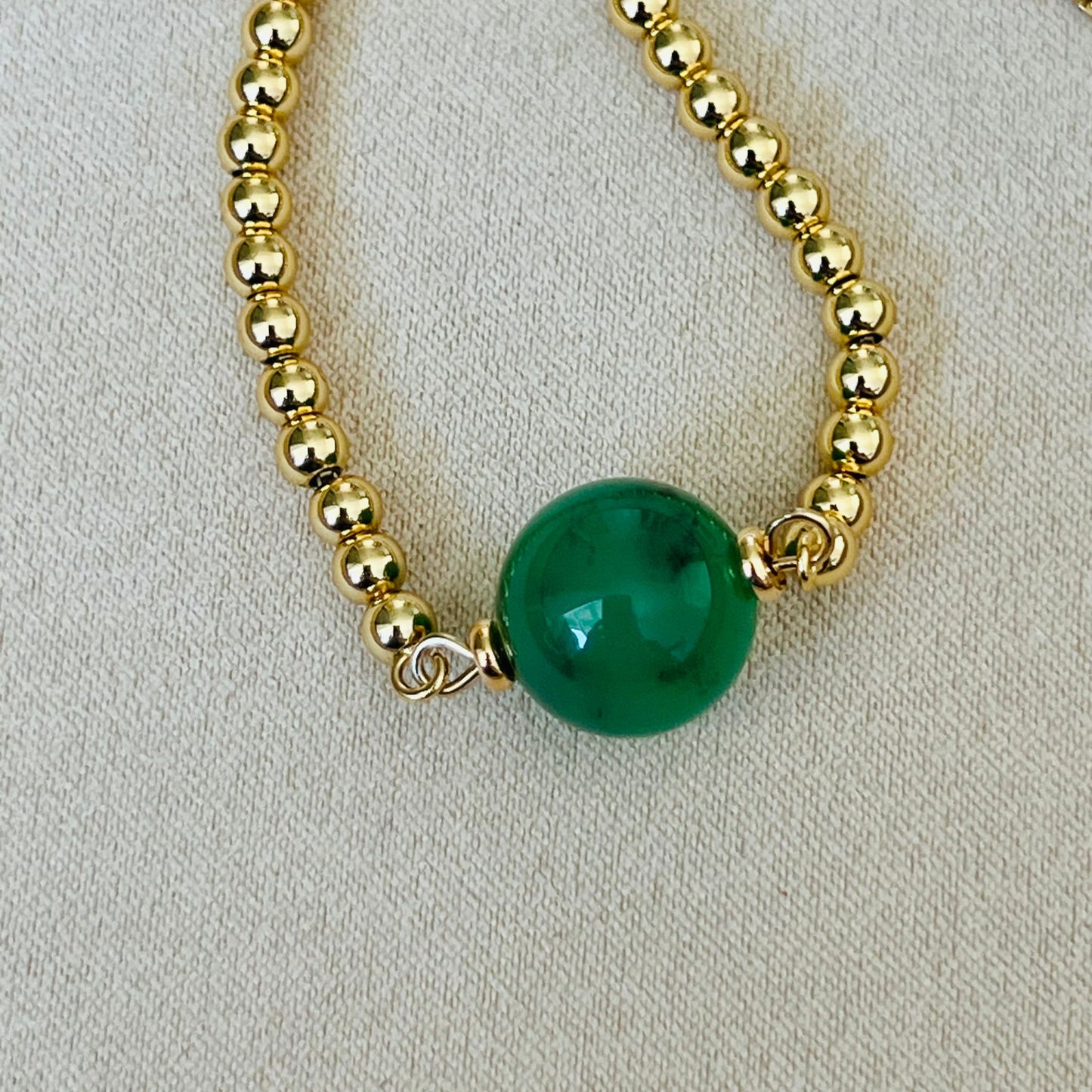 Chrysoprase La Forma Bracelet