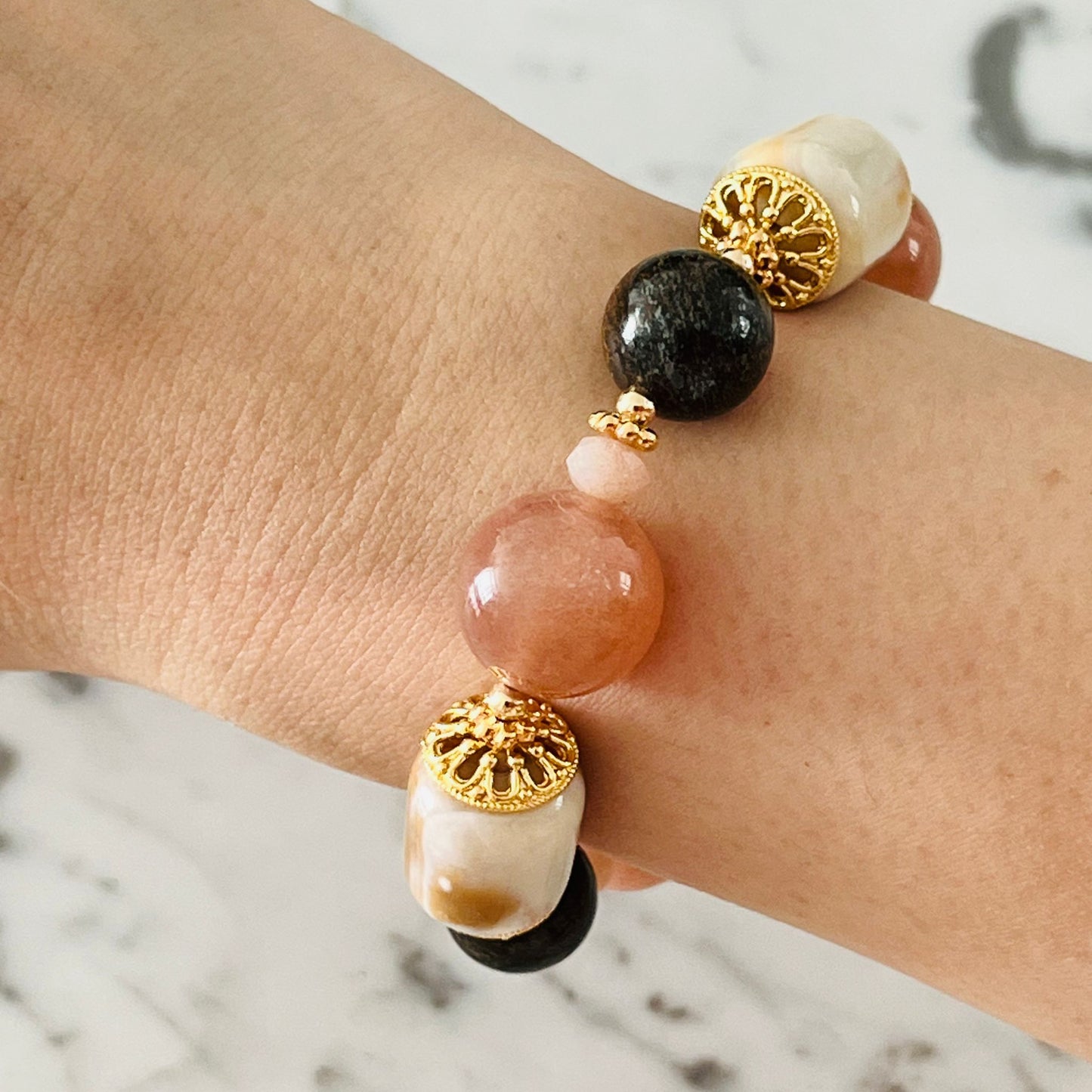 Stability Sunstone Bracelet