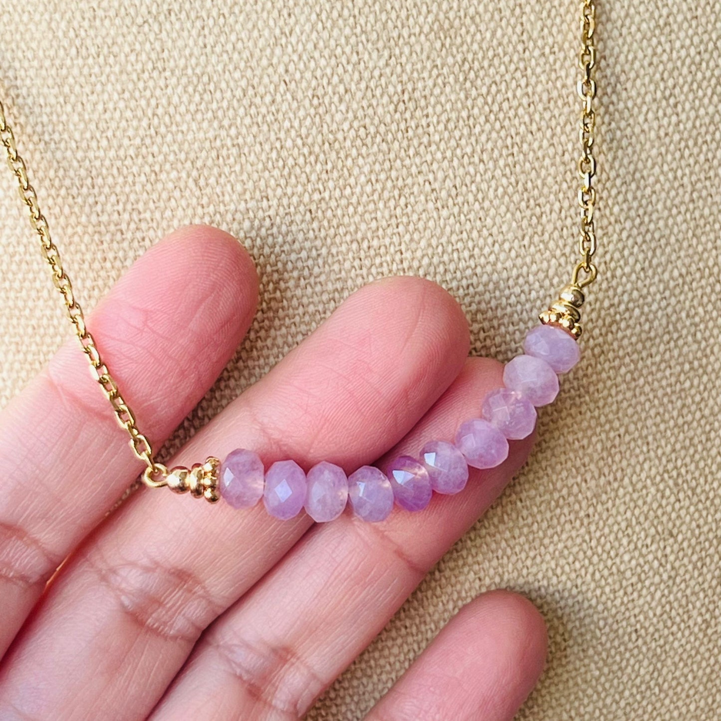 Amethyst Moon Necklace