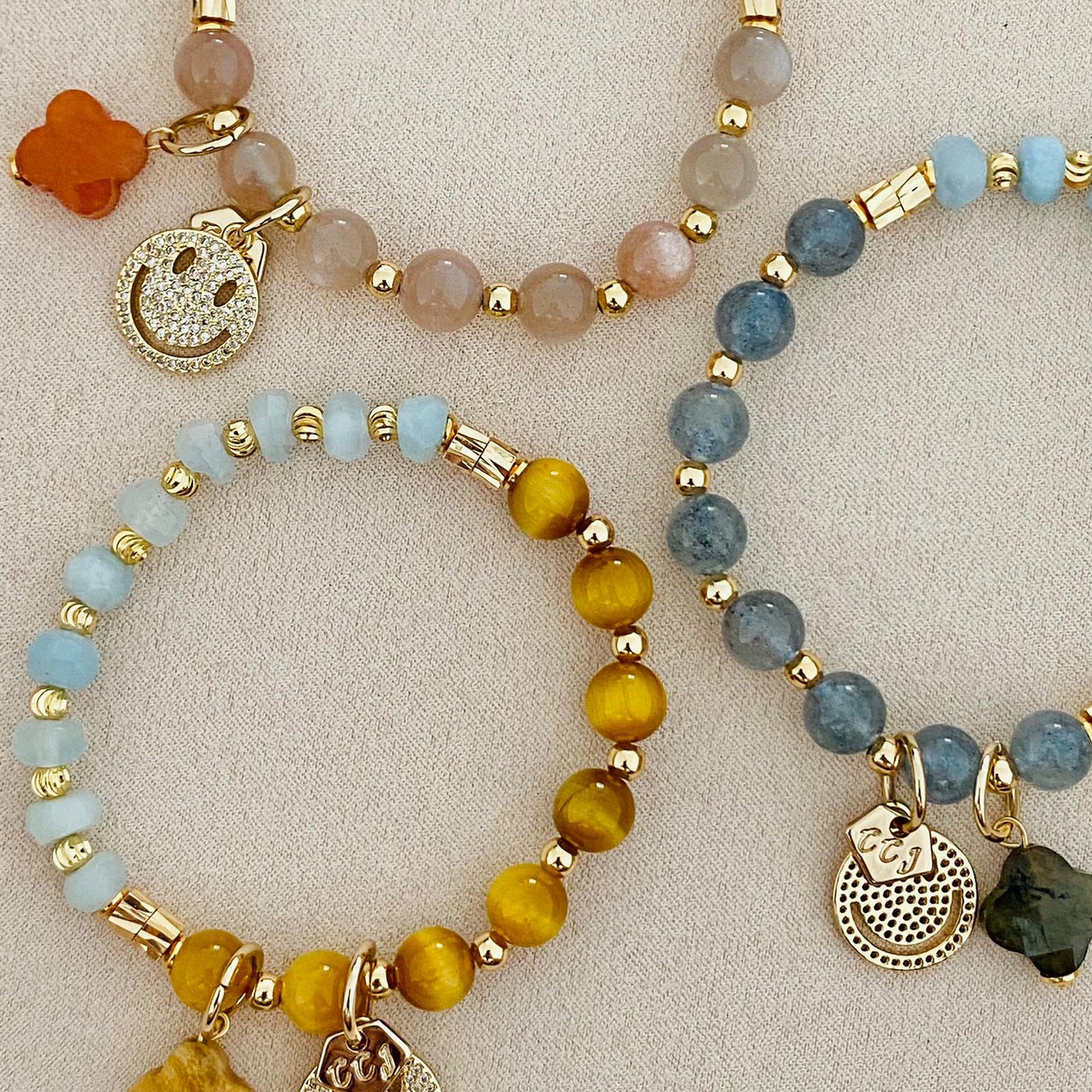 Aquamarine & Citrine Bracelet