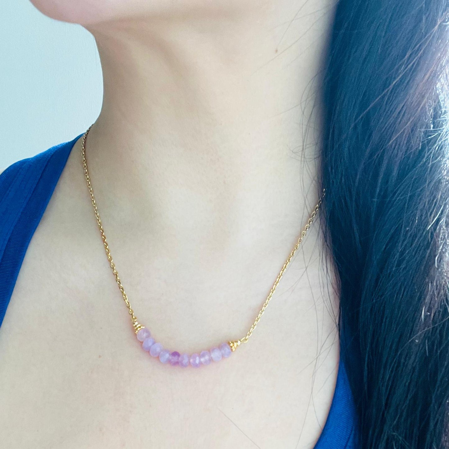 Amethyst Moon Necklace