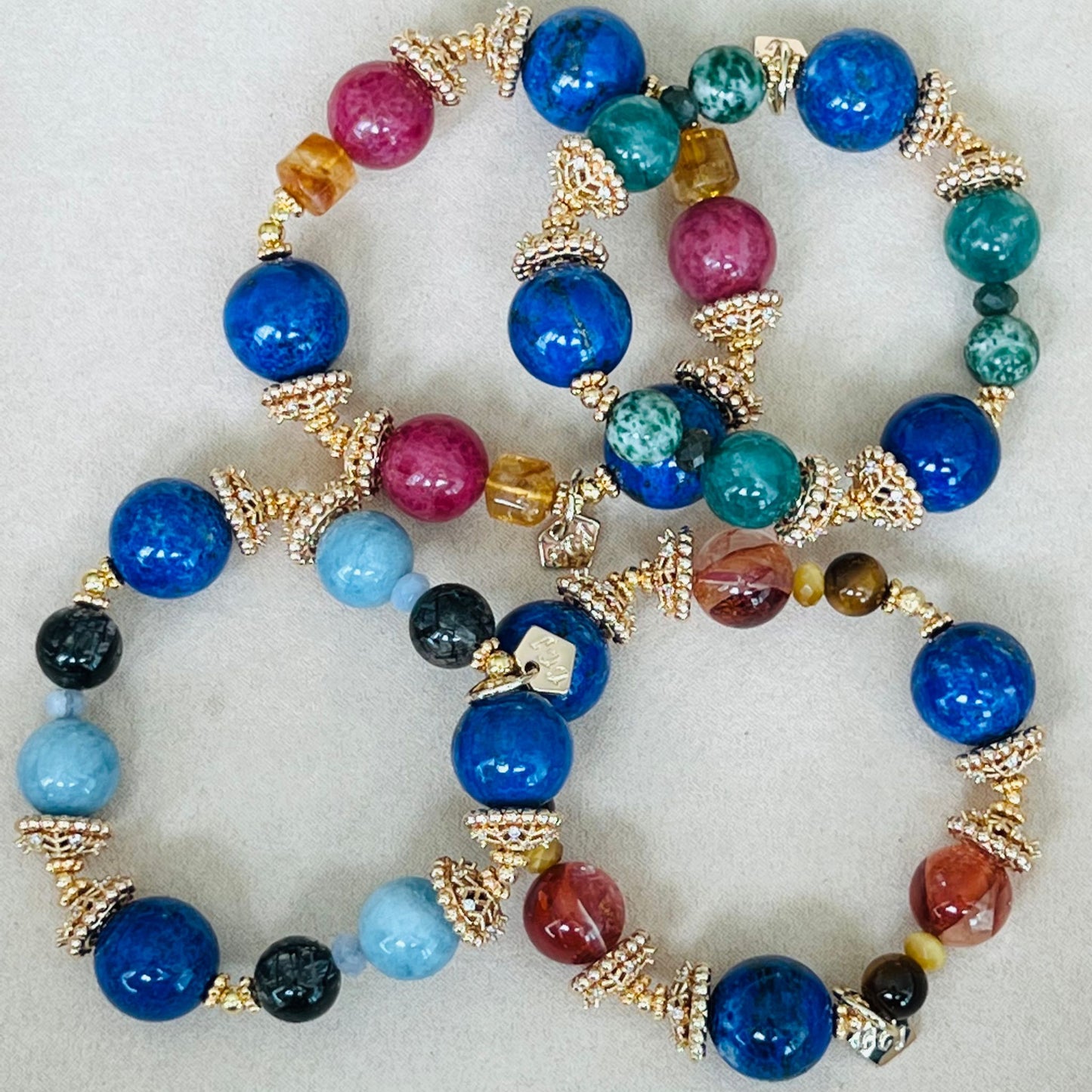 Lapis Lazuli & Tigereye Bracelet