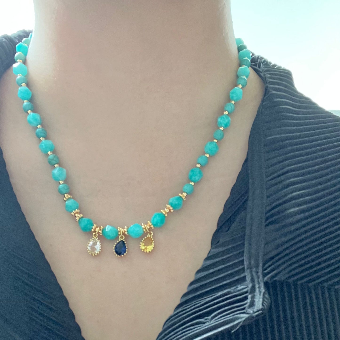 Amazonite & Turquoise Necklace