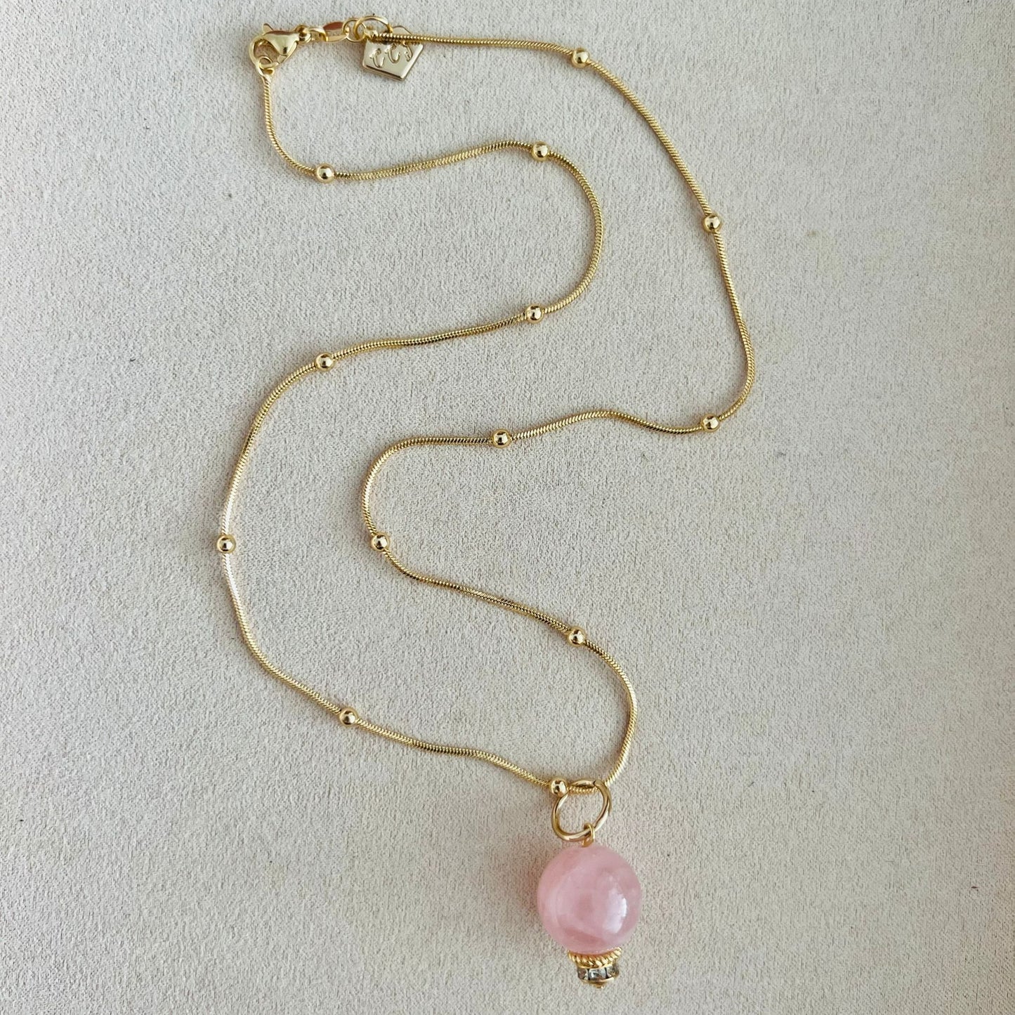 Madagascar Rose Quartz Pendant