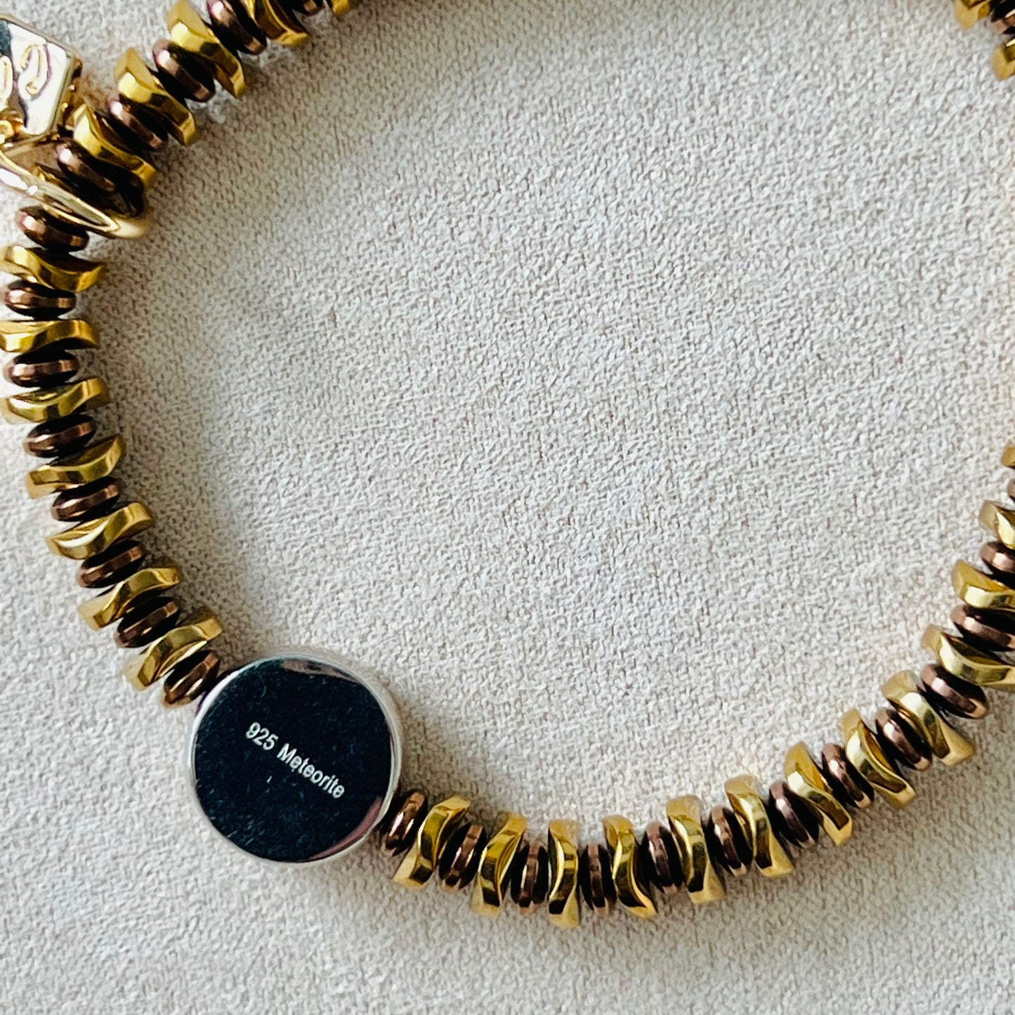 Golden Meteorite Bracelet