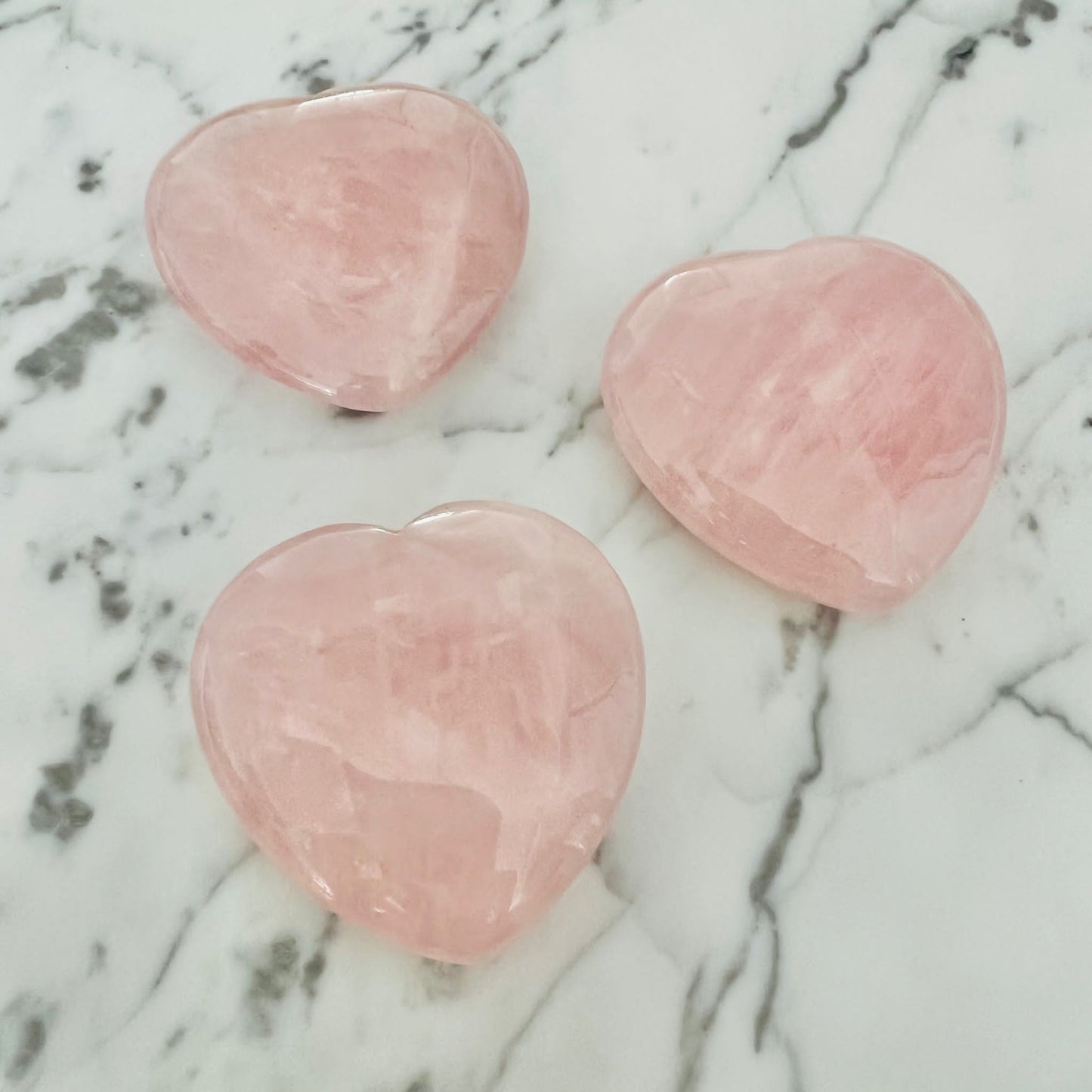 Rose Quartz Heart (Palm Stone)