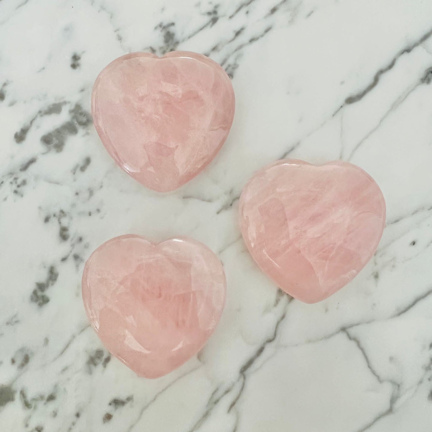 Rose Quartz Heart (Palm Stone)