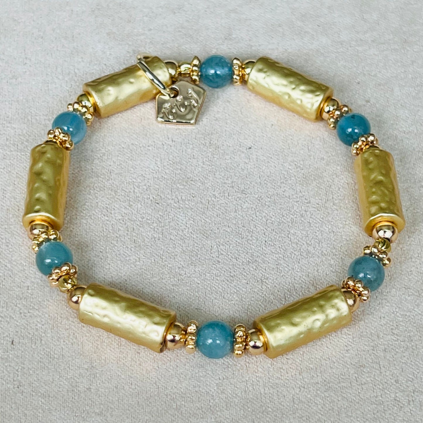 Lucky 6 Aquamarine Bracelet