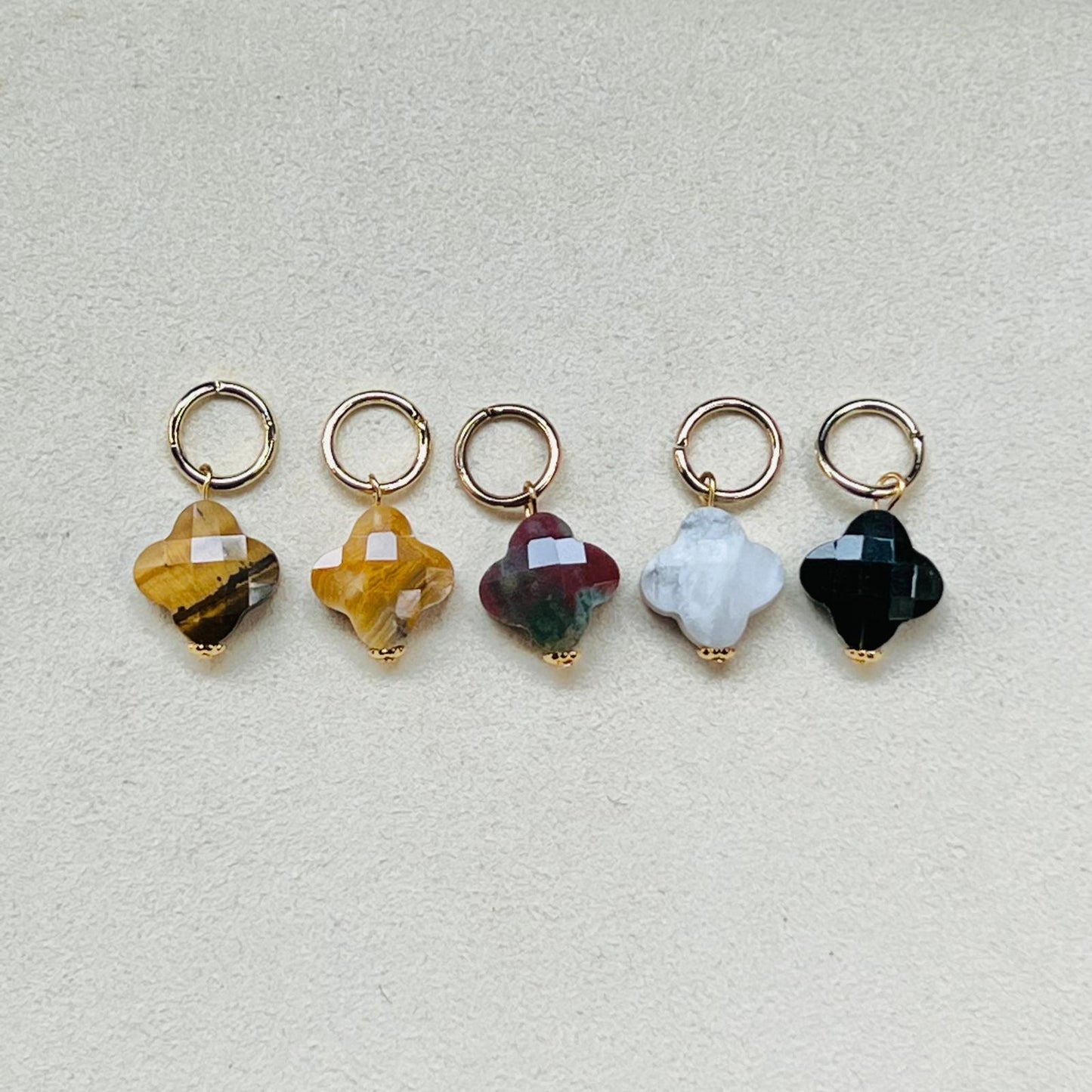 Howlite Clover Pendant
