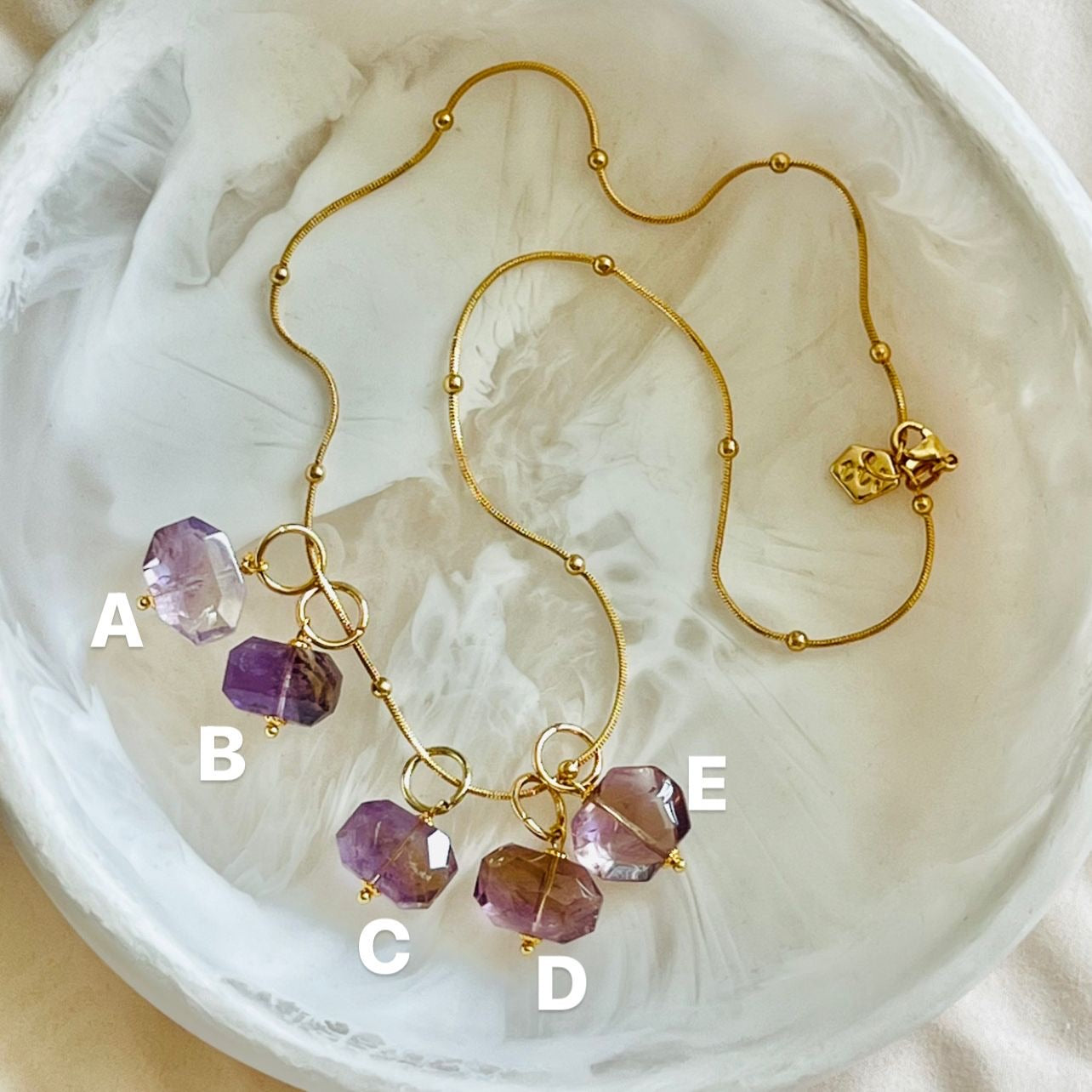 Amethyst & Ametrine Pendants