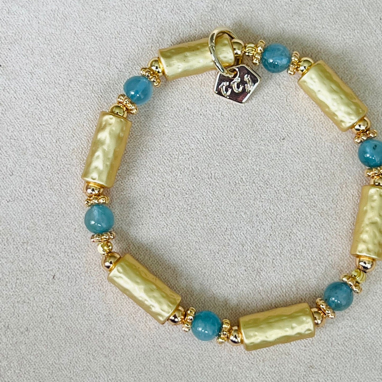 Lucky 6 Aquamarine Bracelet