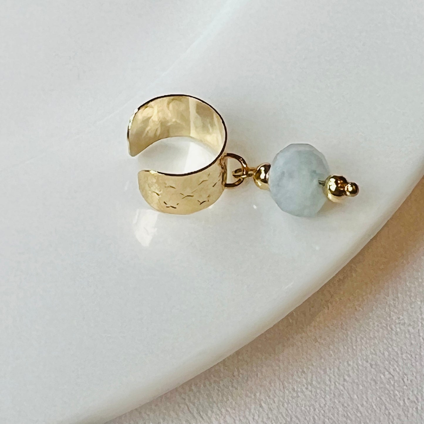 Aquamarine Ear Cuff