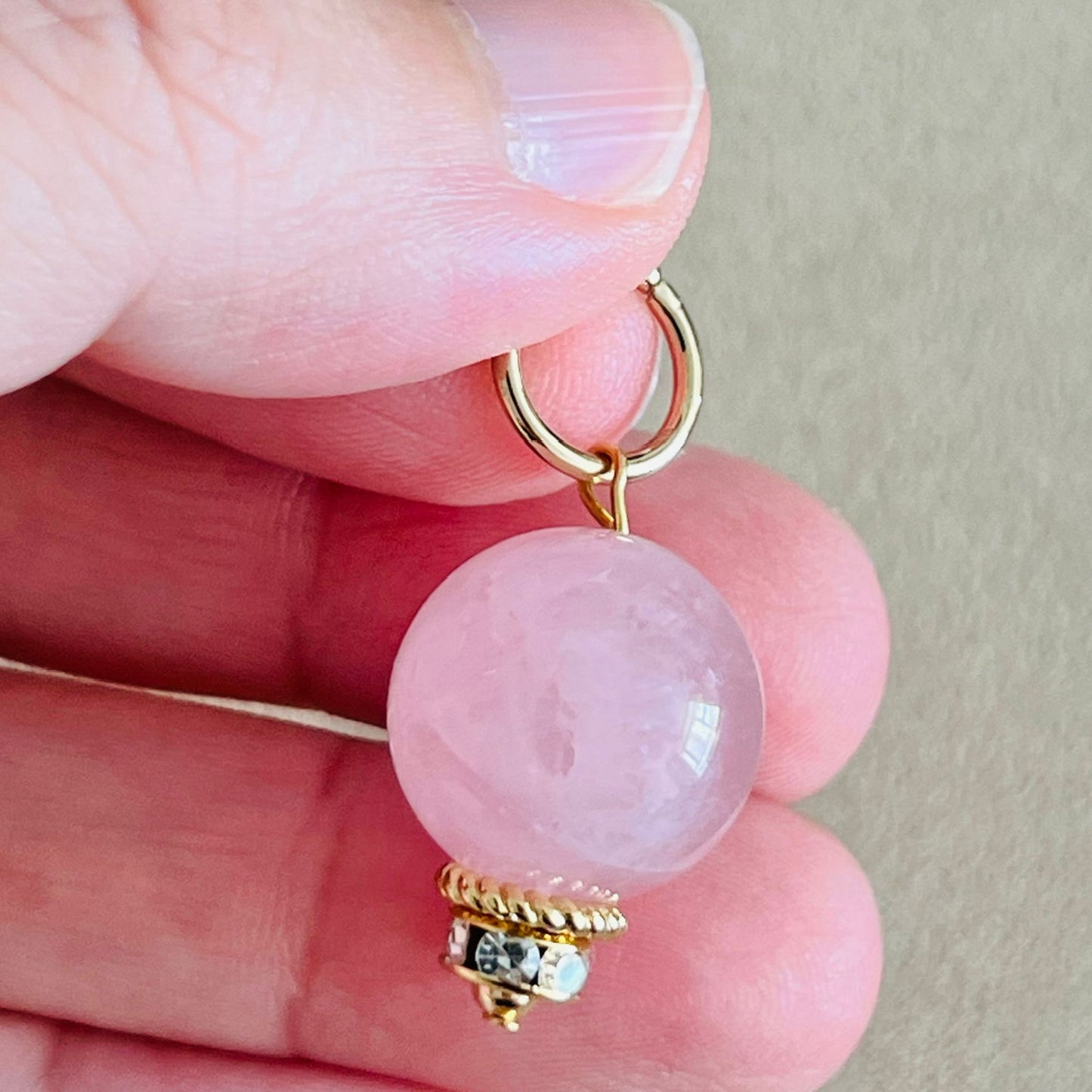 Madagascar Rose Quartz Pendant