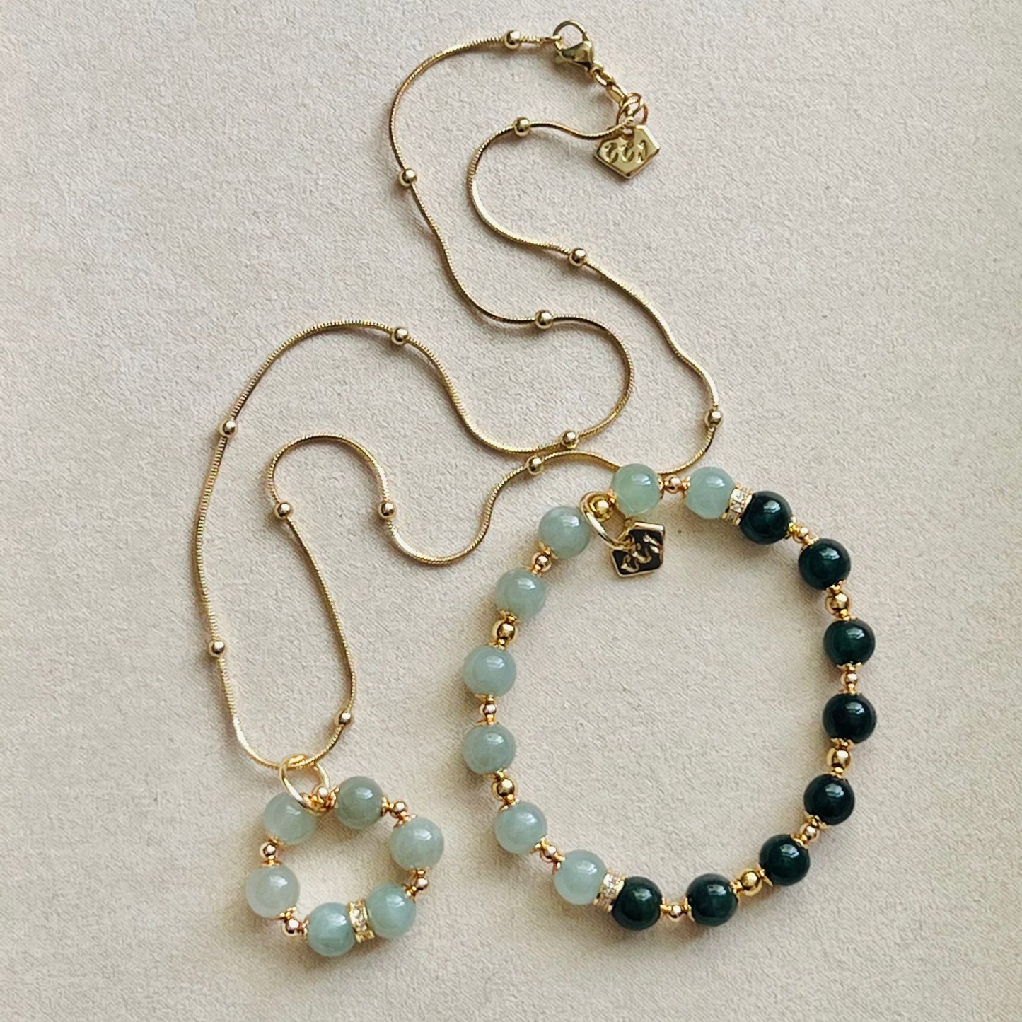 Jade Moon Bracelet