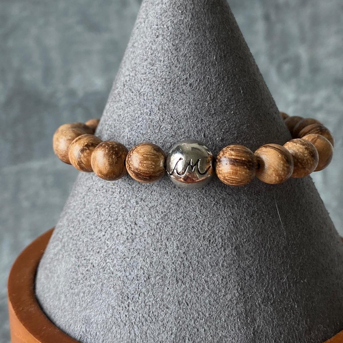 Sunstone & Agarwood Men Bracelet