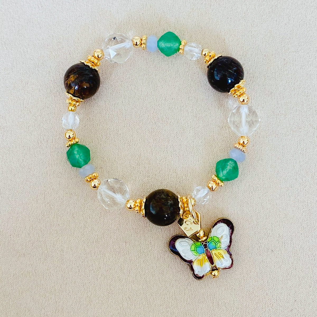 Bronzite Butterfly Bracelet