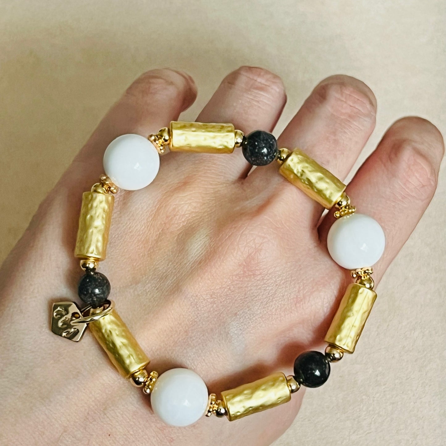 Lucky 6 Coral & Opal Bracelet