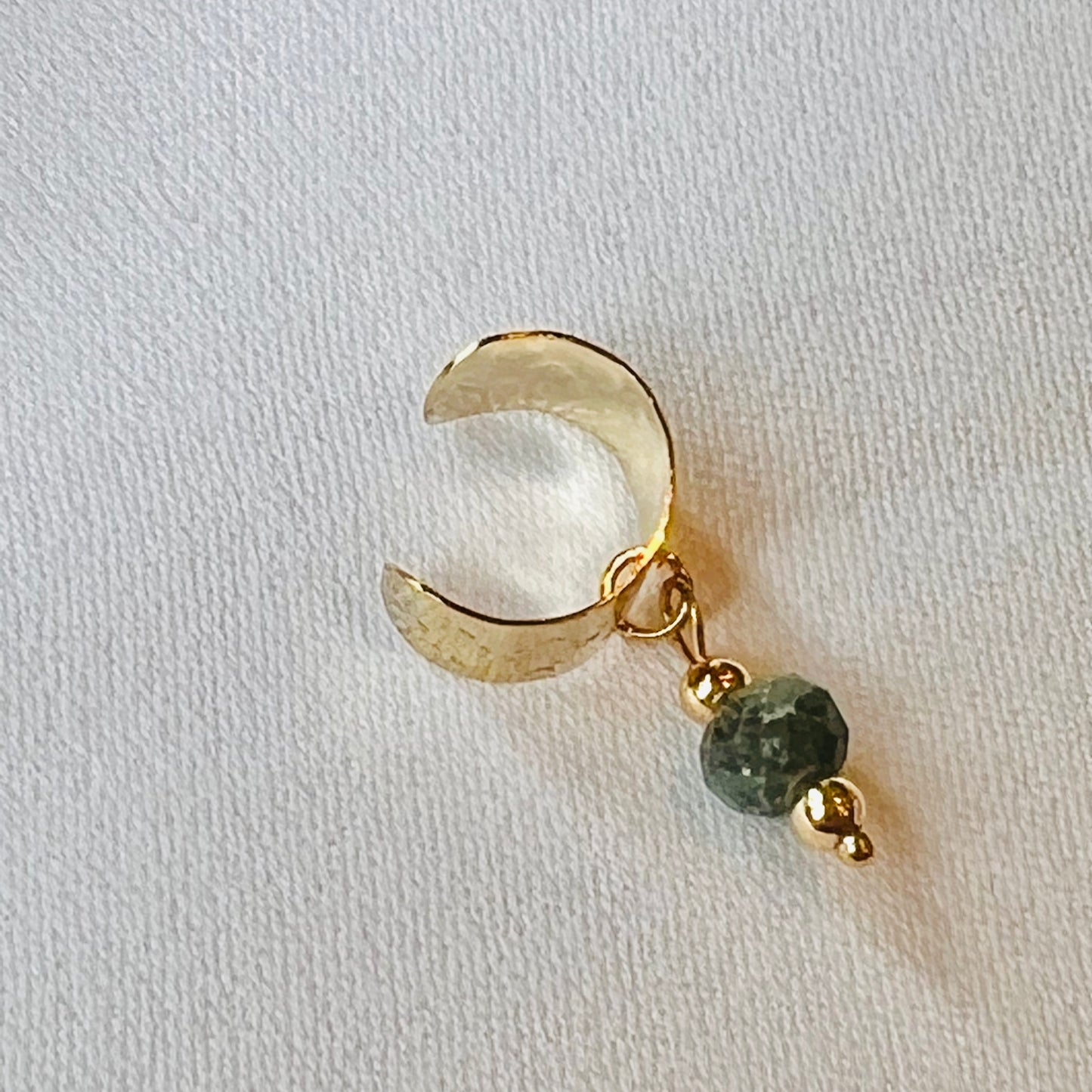 Green Apatite Ear Cuff