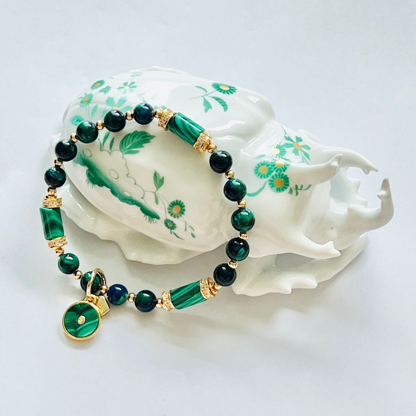 Baby Azurmalachite & Malachite Bracelet