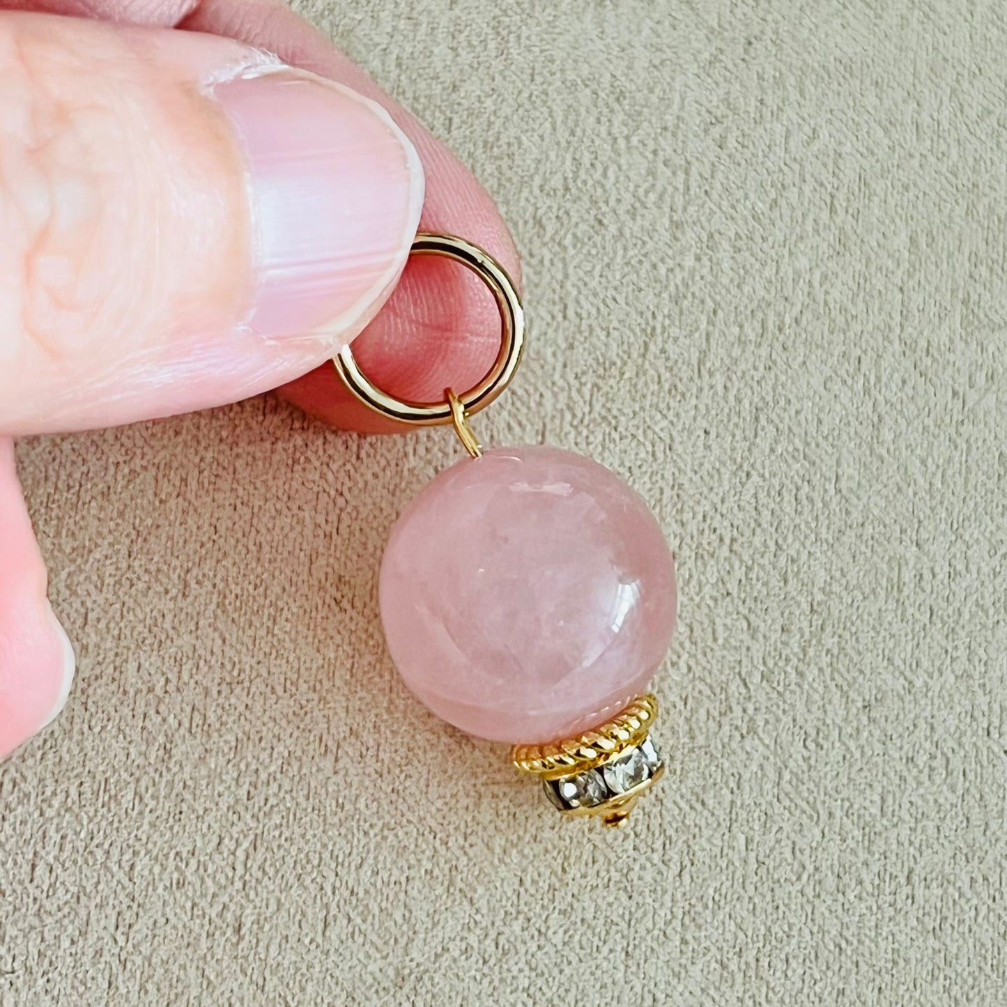 Madagascar Rose Quartz Pendant