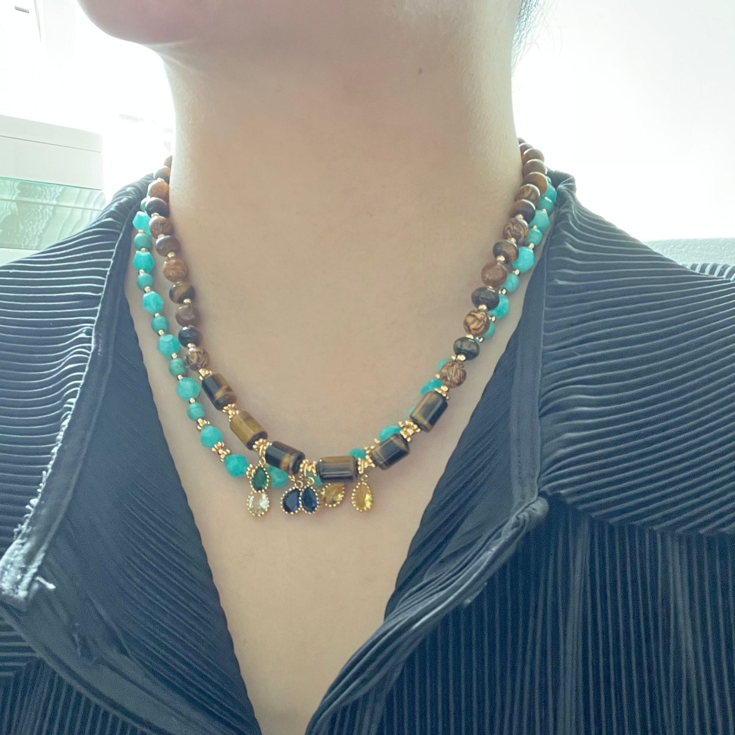 Amazonite & Turquoise Necklace