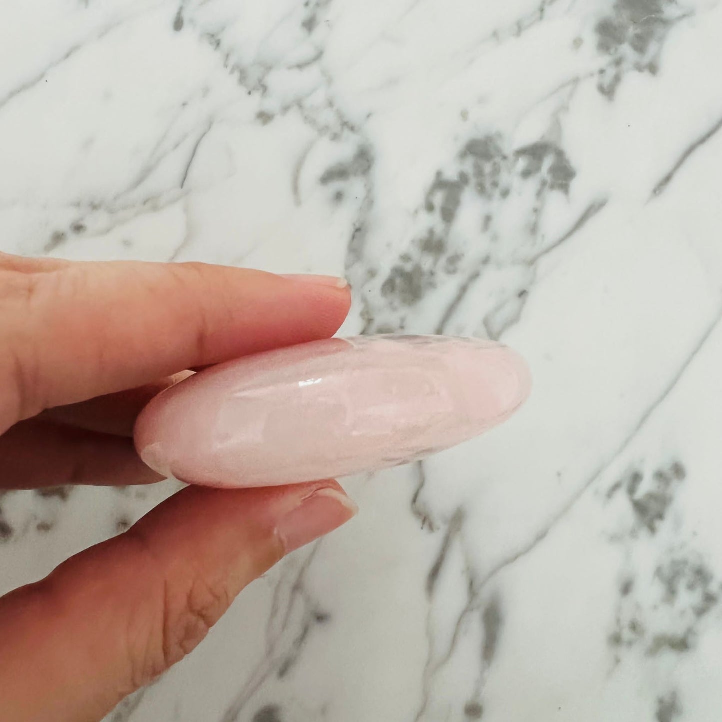 Rose Quartz Heart (Palm Stone)