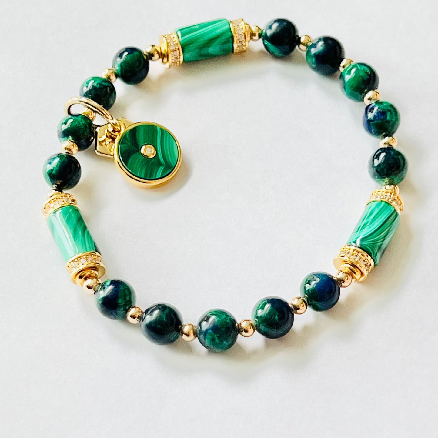 Baby Azurmalachite & Malachite Bracelet