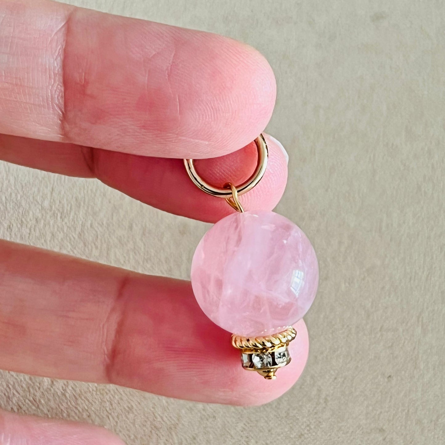 Madagascar Rose Quartz Pendant