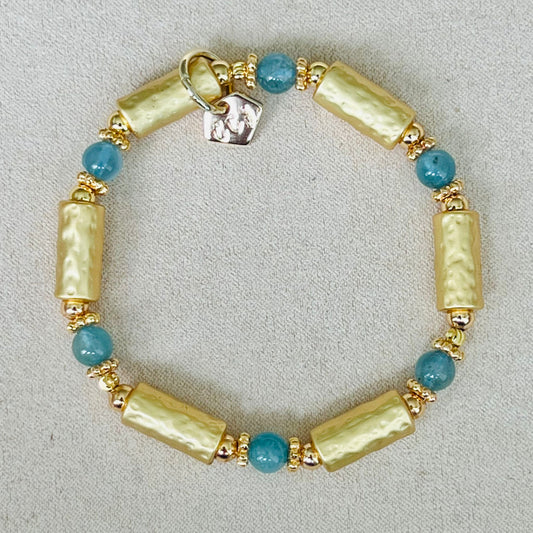 Lucky 6 Aquamarine Bracelet