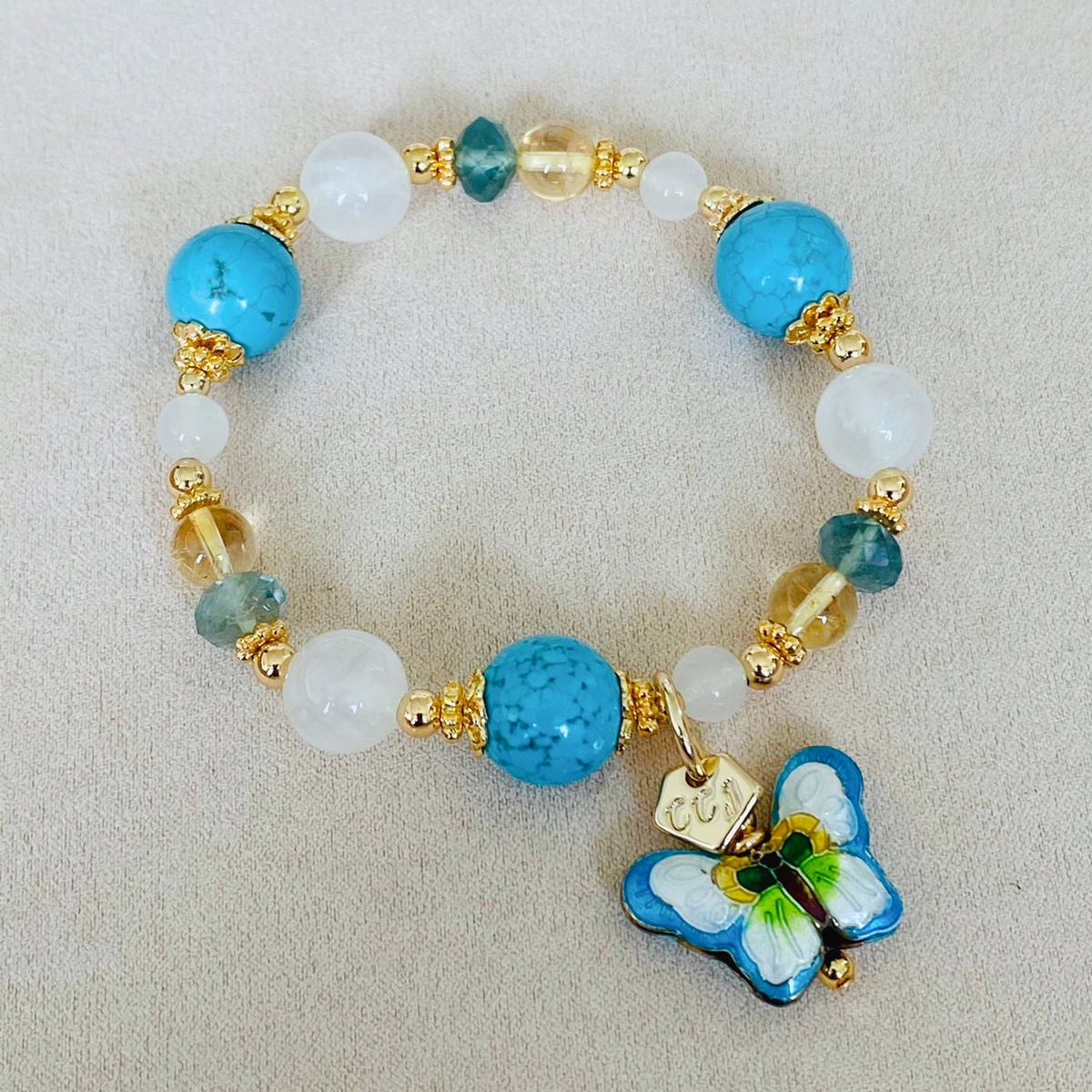 Turquoise Butterfly Bracelet