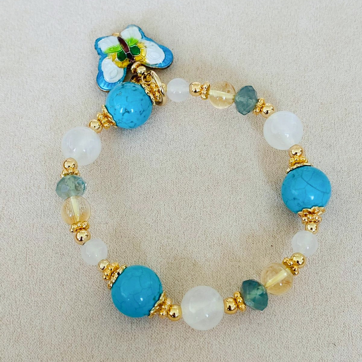 Turquoise Butterfly Bracelet