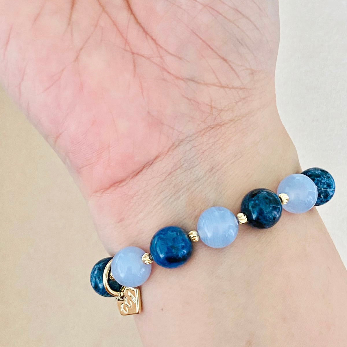 Delicate Blue Periwinkle Bracelet