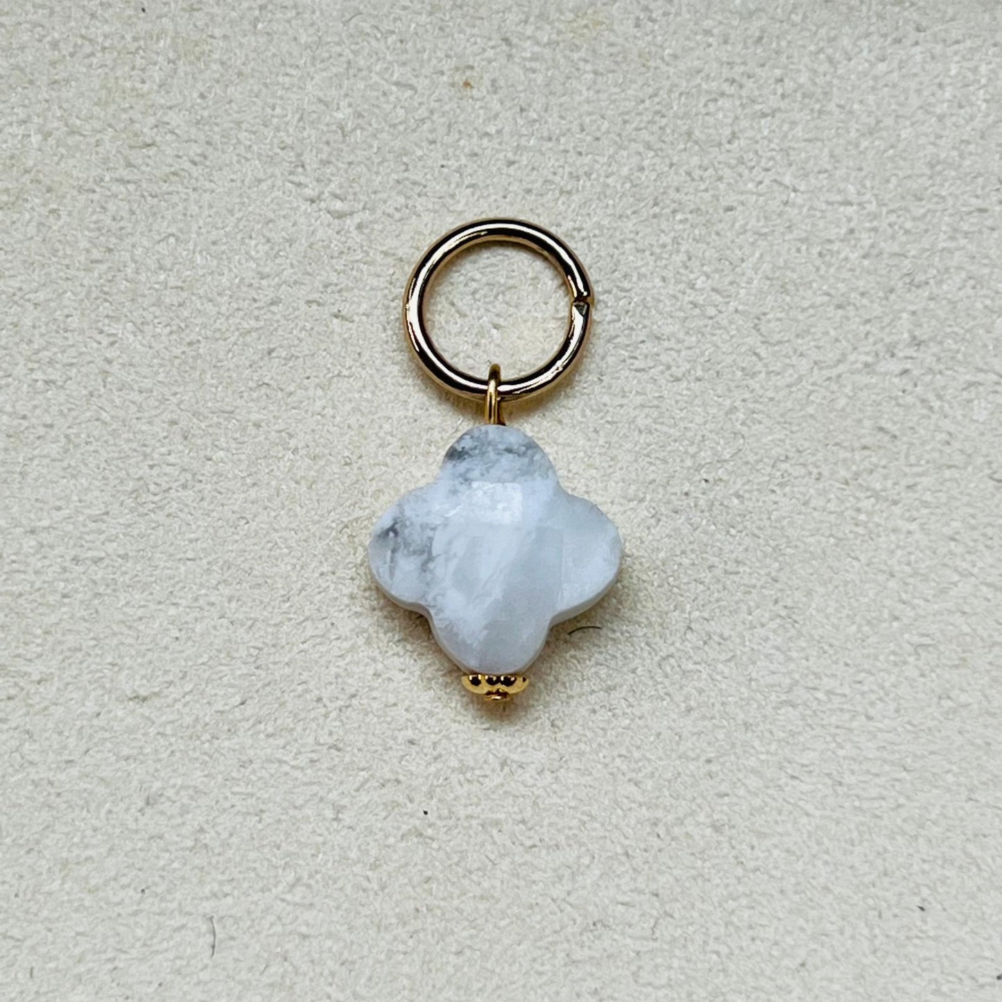 Howlite Clover Pendant