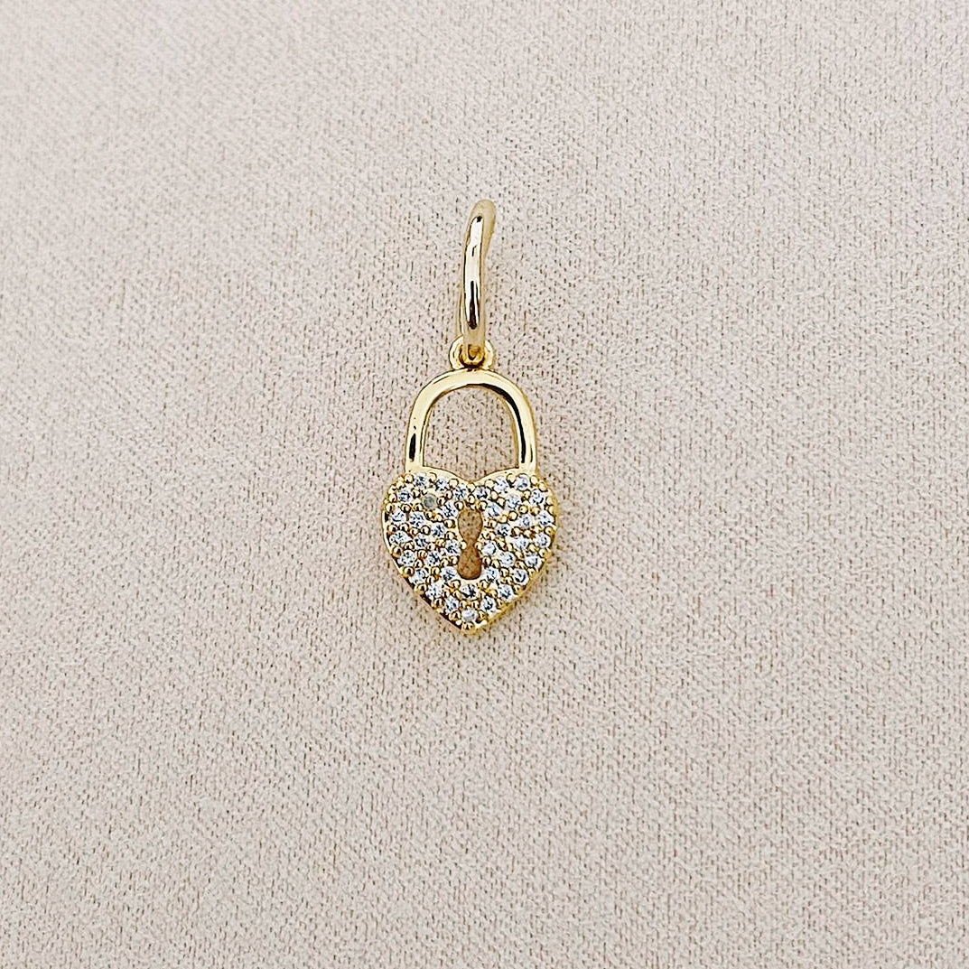Glitter Locket Charm