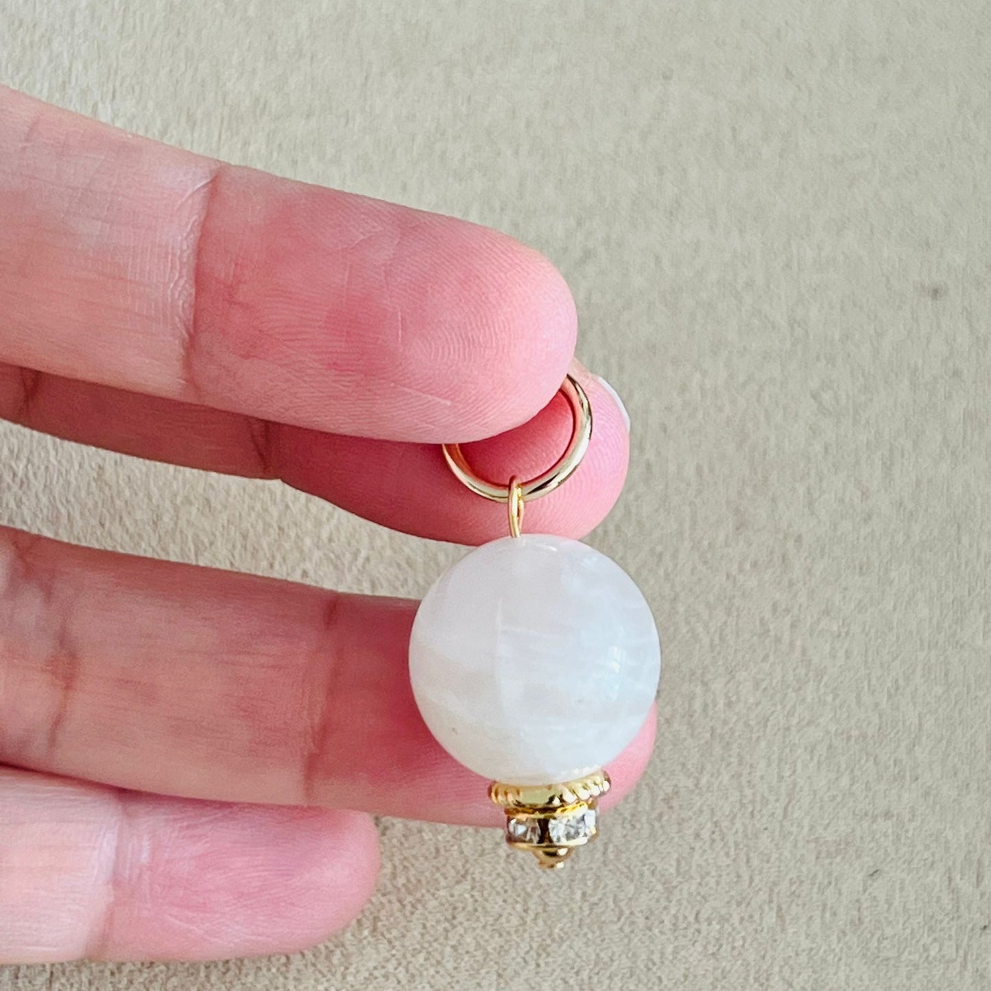 White Moonstone Pendant