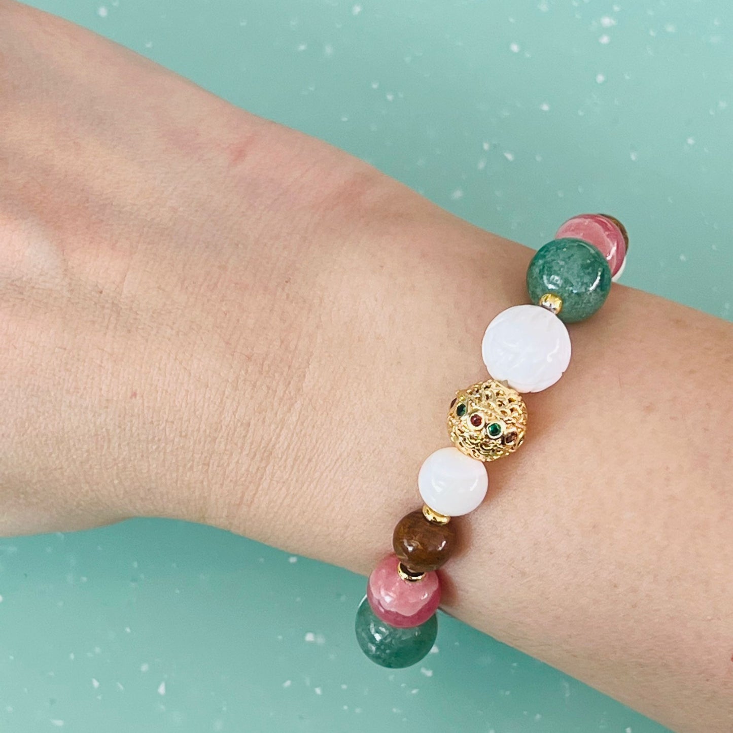 Cactus Rhodochrosite Bracelet