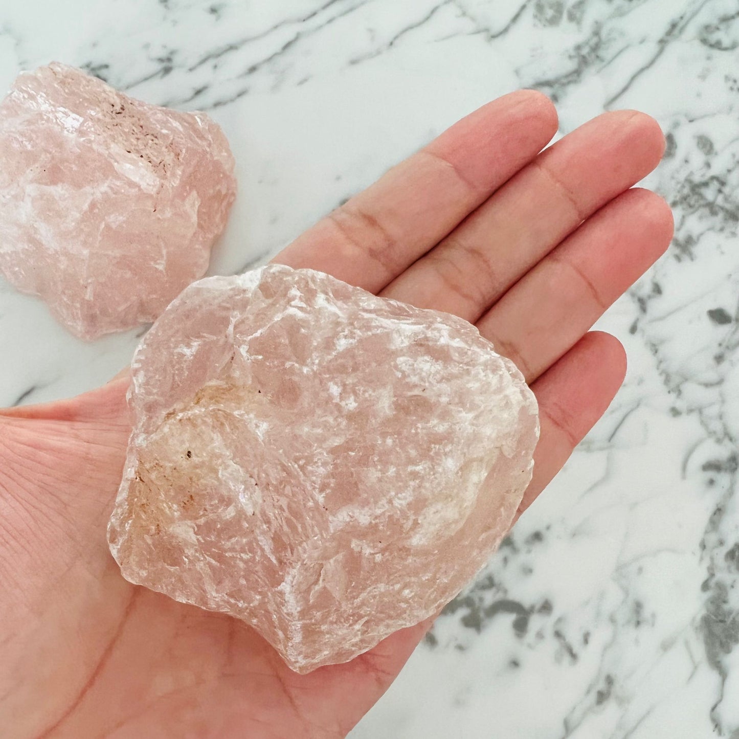 Raw Rose Quartz