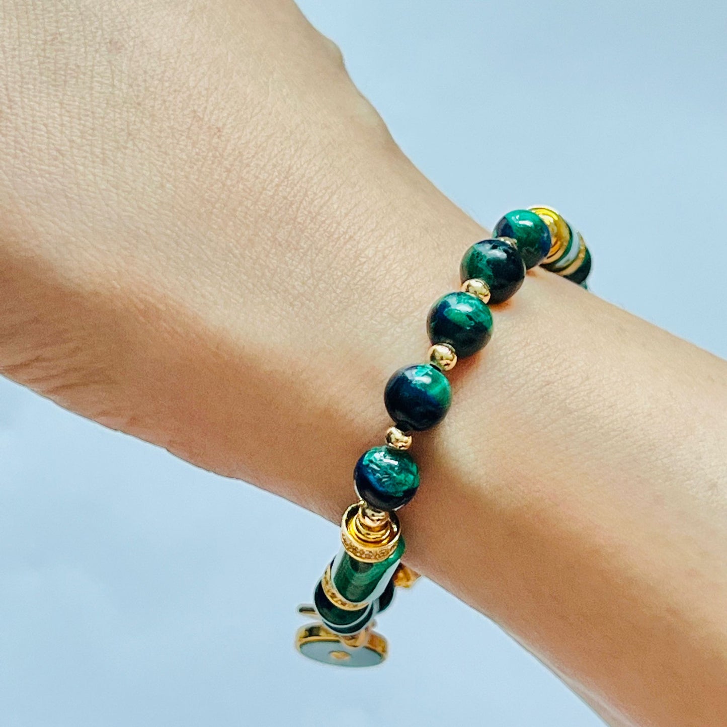 Baby Azurmalachite & Malachite Bracelet