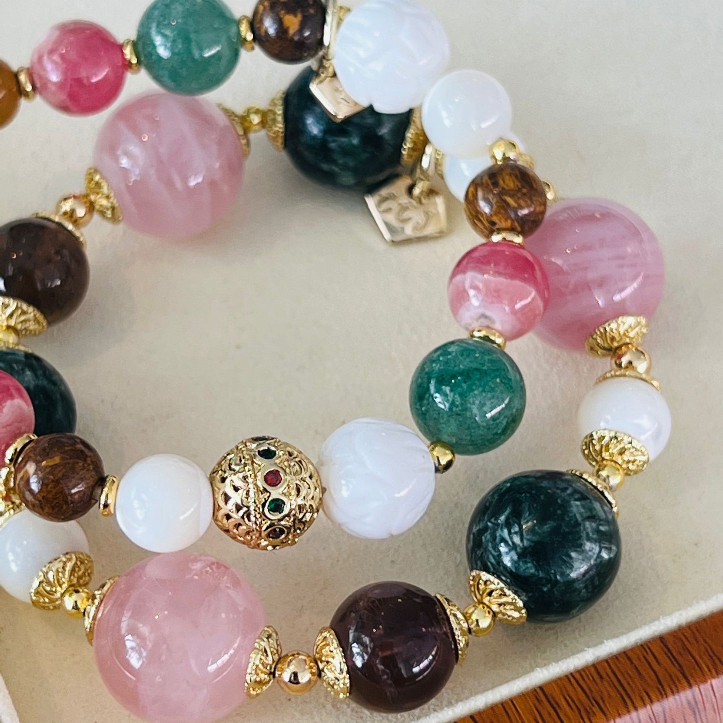 Cactus Rhodochrosite Bracelet