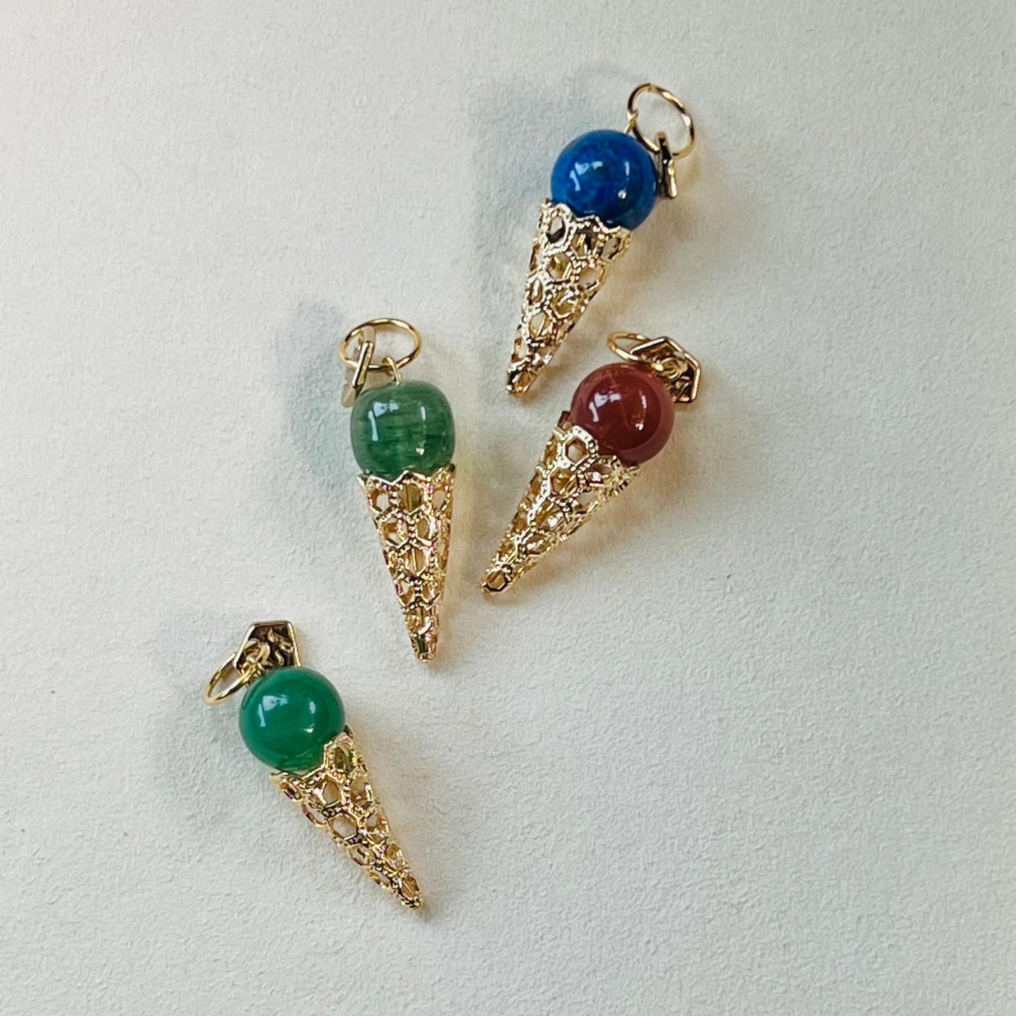 Ice Cream Vivid Gemstone charms