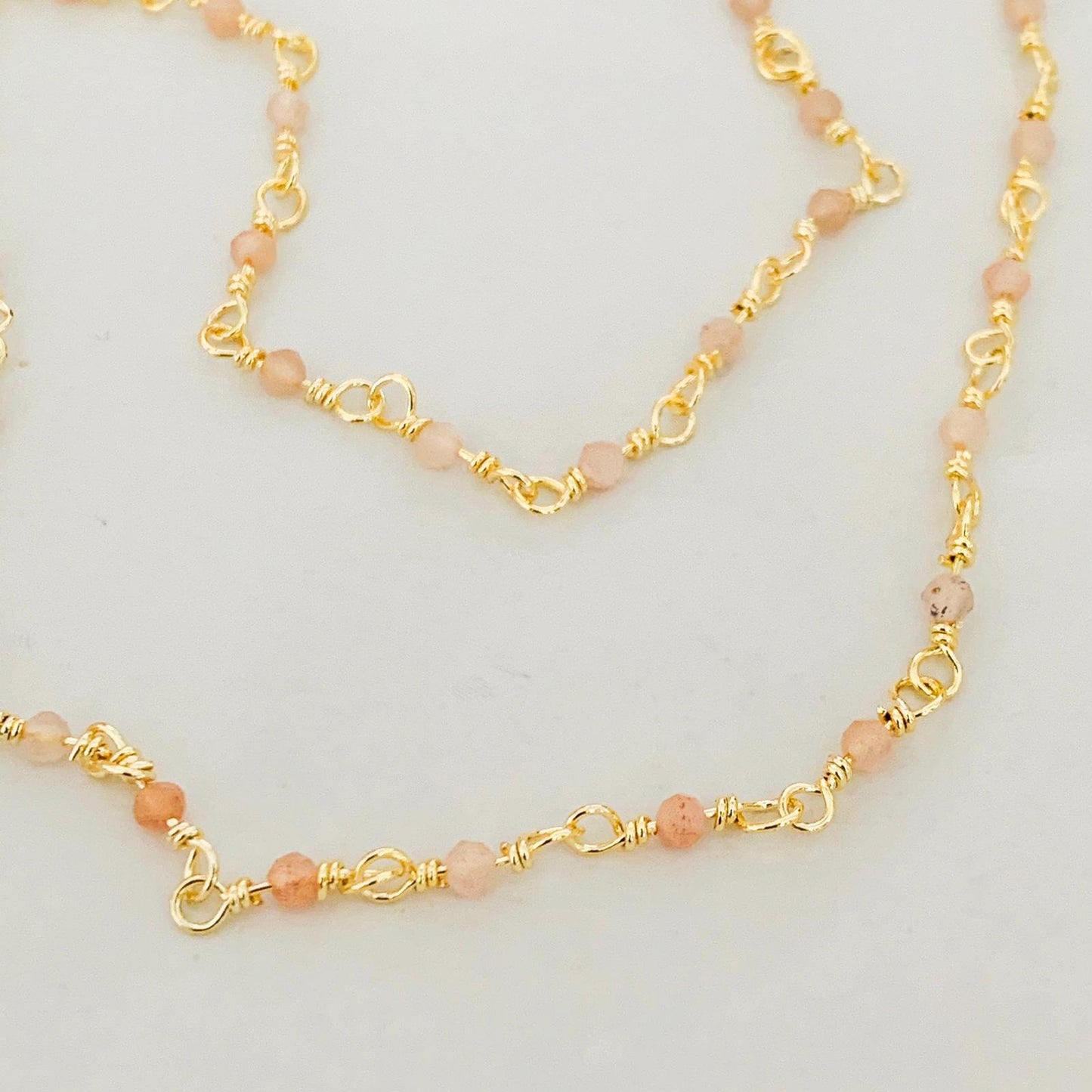 Sunstone Mask Chain Necklace