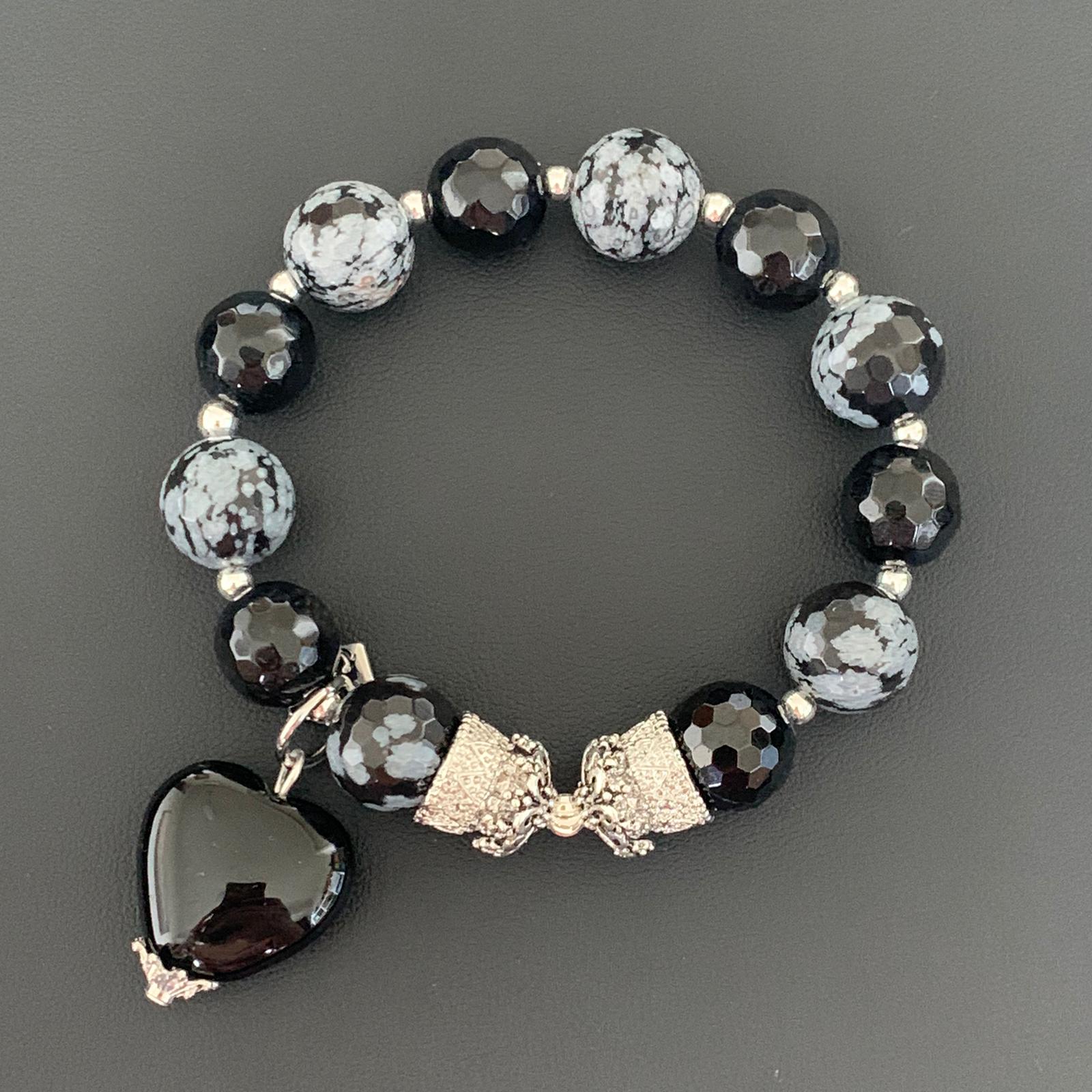 Lucky obsidian deals bracelet