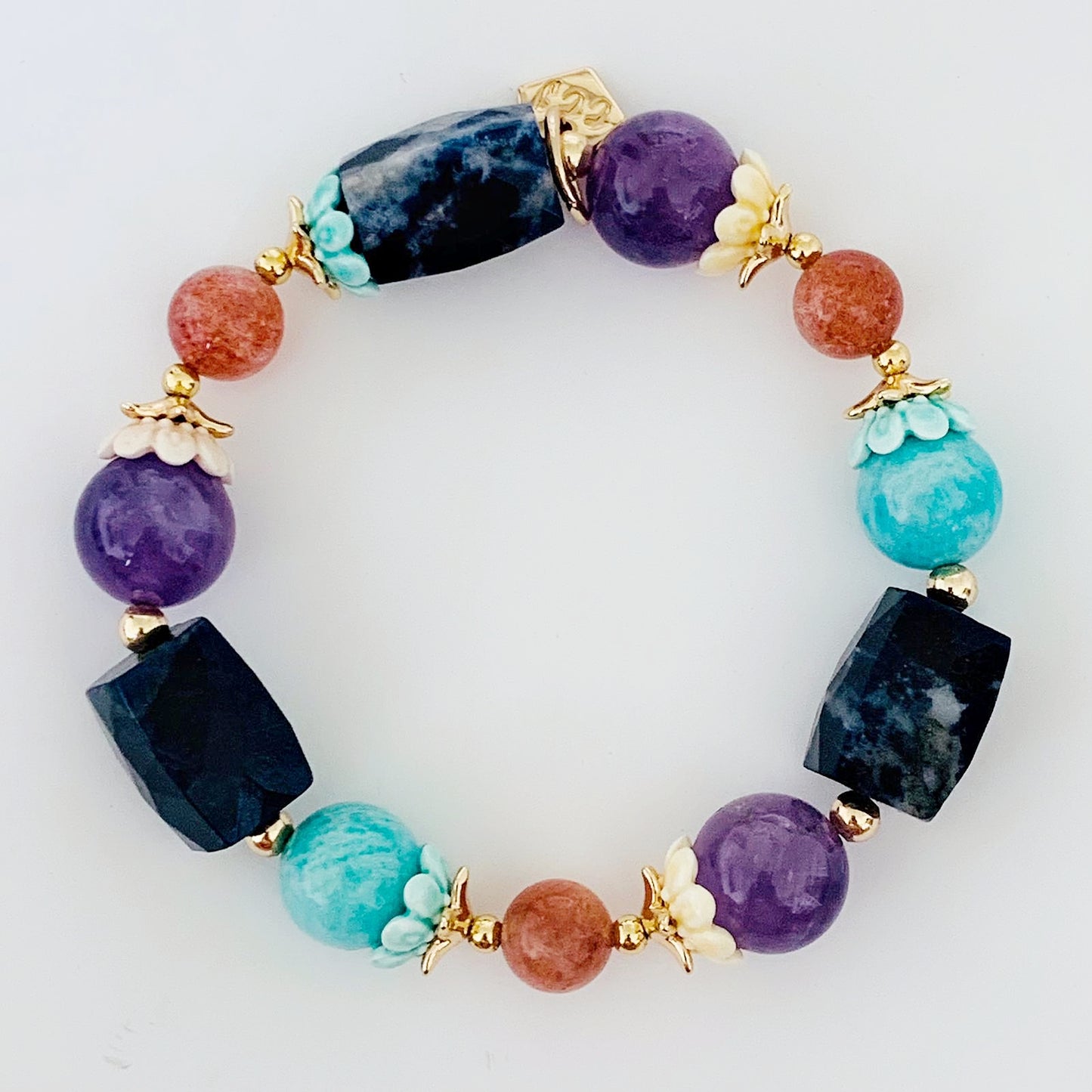 Amazonite Rock Candy Bracelet