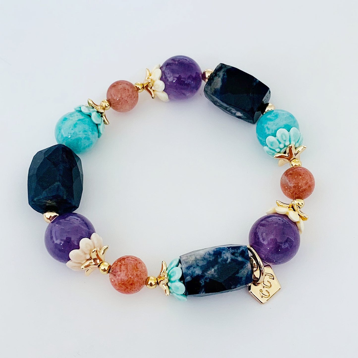 Amazonite Rock Candy Bracelet