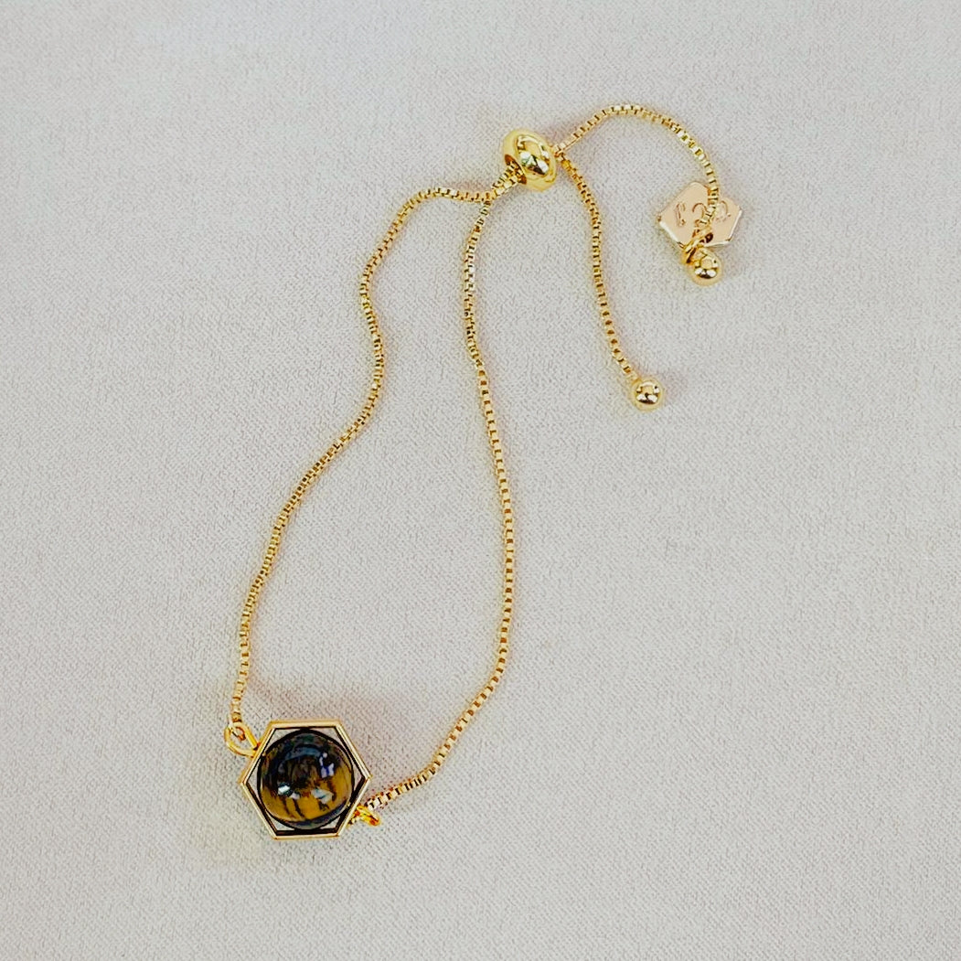 Tigereye La Forma Hegaxon Bracelet