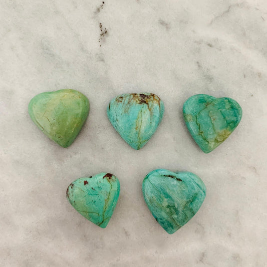 Turquoise Heart Cabochon