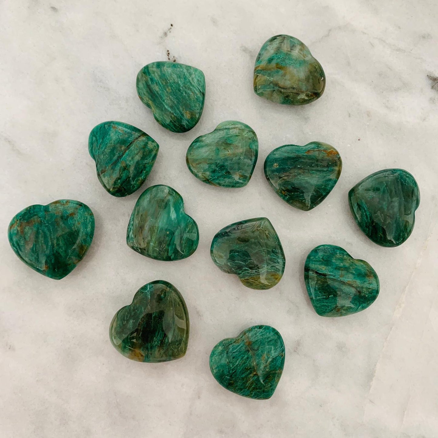 Chrysocolla Heart Cabochon