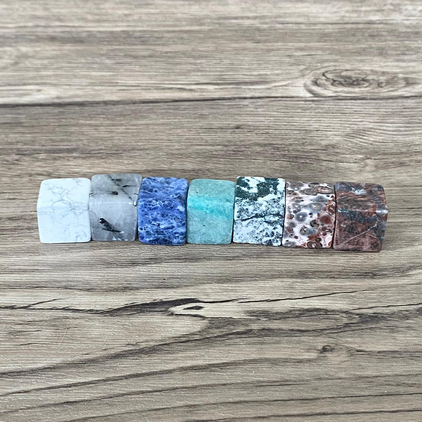 7 Chakras Crystal Cubes